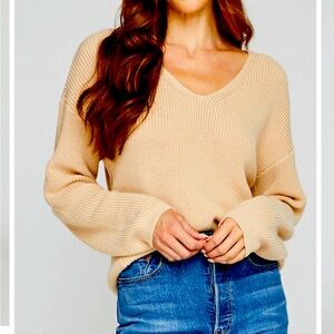 Gentle fawn crewneck sweater